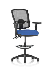 Eclipse Plus II Mesh Deluxe Chair Blue Adjustable Arms Hi Rise Kit KC0308 DD